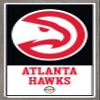 Trends International NBA Atlanta Hawks - Logo 21 Wall Poster, 14.725" x 22.375", Barnwood Framed Version view 1