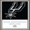 Trends International NBA San Antonio Spurs - Logo 21 Wall Poster, 14.725" x 22.375", Barnwood Framed Version view 1