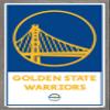 Trends International NBA Golden State Warriors - Logo 21 Wall Poster, 22.375" x 34", Barnwood Framed Version view 1