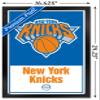 Trends International NBA New York Knicks - Logo 21 Wall Poster, 14.725" x 22.375", Black Framed Version view 3
