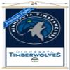 Trends International NBA Minnesota Timberwolves - Logo 21 Wall Poster, 22.375" x 34", Premium Print and Beechwood Hanger Bundle view 3