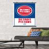 Trends International NBA Detroit Pistons - Logo 21 Wall Poster, 22.375" x 34", Premium Poster & Clip Bundle view 2