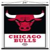 Trends International NBA Chicago Bulls - Logo 21 Wall Poster, 22.375" x 34", Print and Black Hanger Bundle view 3