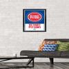 Trends International NBA Detroit Pistons - Logo 21 Wall Poster, 14.725" x 22.375", Black Framed Version view 2