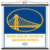 Trends International NBA Golden State Warriors - Logo 21 Wall Poster, 22.375" x 34", Print and Black Hanger Bundle view 3