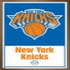 Trends International NBA New York Knicks - Logo 21 Wall Poster, 22.375" x 34", Bronze Framed Version view 1
