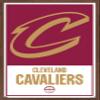 Trends International NBA Cleveland Cavaliers - Logo 21 Wall Poster, 14.725" x 22.375", Mahogany Framed Version view 1