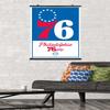 Trends International NBA Philadelphia 76ers - Logo 21 Wall Poster, 22.375" x 34", Premium Poster & Clip Bundle view 2