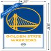 Trends International NBA Golden State Warriors - Logo 21 Wall Poster, 22.375" x 34", White Framed Version view 3
