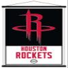 Trends International NBA Houston Rockets - Logo 21 Wall Poster, 22.375" x 34", Premium Print and Black Hanger Bundle view 1