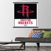 Trends International NBA Houston Rockets - Logo 21 Wall Poster, 22.375" x 34", Premium Print and Black Hanger Bundle view 2