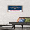Trends International NBA New Orleans Pelicans - Logo 21 Wall Poster, 14.725" x 22.375", Bronze Framed Version view 2