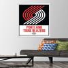 Trends International NBA Portland Trail Blazers - Logo 21 Wall Poster, 22.375" x 34", Premium Print and White Hanger Bundle view 2