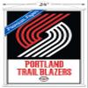 Trends International NBA Portland Trail Blazers - Logo 21 Wall Poster, 22.375" x 34", Premium Print and White Hanger Bundle view 3