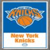 Trends International NBA New York Knicks - Logo 21 Wall Poster, 14.725" x 22.375", Barnwood Framed Version view 1