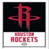 Trends International NBA Houston Rockets - Logo 21 Wall Poster, 14.725" x 22.375", White Framed Version view 1