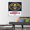 Trends International NBA Denver Nuggets - Logo 21 Wall Poster, 22.375" x 34", Premium Print and White Hanger Bundle view 2