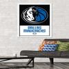 Trends International NBA Dallas Mavericks - Logo 21 Wall Poster, 22.375" x 34", White Framed Version view 2
