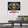 Trends International NBA Denver Nuggets - Logo 21 Wall Poster, 22.375" x 34", Poster & Mount Bundle view 2