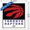 Trends International NBA Toronto Raptors - Logo 21 Wall Poster, 14.725" x 22.375", White Framed Version view 3