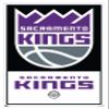 Trends International NBA Sacramento Kings - Logo 21 Wall Poster, 22.375" x 34", White Framed Version view 1