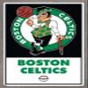 Trends International NBA Boston Celtics - Logo 21 Wall Poster, 14.725" x 22.375", Barnwood Framed Version view 1