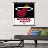 Trends International NBA Miami Heat - Logo 21 Wall Poster, 22.375" x 34", Premium Poster & Clip Bundle view 2