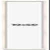 10x50 Frame White Wheat Solid Wood Picture Frame | Moulding Width 0.75 Inches | Interior Depth 0.5 Inches | Light Wood Traditional Photo Frame Complete with UV Acrylic, Foam Backing & Hanging Hardware view 1