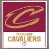 Trends International NBA Cleveland Cavaliers - Logo 21 Wall Poster, 14.725" x 22.375", Barnwood Framed Version view 1