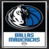 Trends International NBA Dallas Mavericks - Logo 21 Wall Poster, 22.375" x 34", Black Framed Version view 1