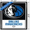 Trends International NBA Dallas Mavericks - Logo 21 Wall Poster, 22.375" x 34", Black Framed Version view 3