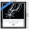 Trends International NBA San Antonio Spurs - Logo 21 Wall Poster, 14.725" x 22.375", Black Framed Version view 3