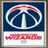 Trends International NBA Washington Wizards - Logo 21 Wall Poster, 22.375" x 34", Bronze Framed Version view 1