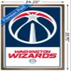 Trends International NBA Washington Wizards - Logo 21 Wall Poster, 22.375" x 34", Bronze Framed Version view 3