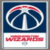 Trends International NBA Washington Wizards - Logo 21 Wall Poster, 22.375" x 34", Barnwood Framed Version view 1