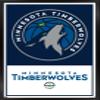 Trends International NBA Minnesota Timberwolves - Logo 21 Wall Poster, 22.375" x 34", Black Framed Version view 1
