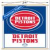 Trends International NBA Detroit Pistons - Logo 21 Wall Poster, 22.375" x 34", Premium Print and Beechwood Hanger Bundle view 3