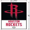 Trends International NBA Houston Rockets - Logo 21 Wall Poster, 22.375" x 34", Poster & Clip Bundle view 3