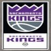 Trends International NBA Sacramento Kings - Logo 21 Wall Poster, 22.375" x 34", Barnwood Framed Version view 1