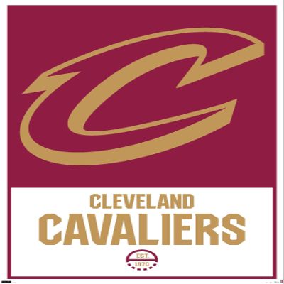 Trends International NBA Cleveland Cavaliers - Logo 21 Wall Poster, 14.725" x 22.375", Premium Unframed Version