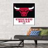 Trends International NBA Chicago Bulls - Logo 21 Wall Poster, 22.375" x 34", Premium Poster & Mount Bundle view 2