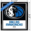 Trends International NBA Dallas Mavericks - Logo 21 Wall Poster, 14.725" x 22.375", Black Framed Version view 3