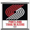 Trends International NBA Portland Trail Blazers - Logo 21 Wall Poster, 22.375" x 34", Premium Print and Black Hanger Bundle view 1