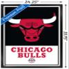 Trends International NBA Chicago Bulls - Logo 21 Wall Poster, 22.375" x 34", Black Framed Version view 3
