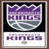 Trends International NBA Sacramento Kings - Logo 21 Wall Poster, 22.375" x 34", Mahogany Framed Version view 1