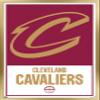 Trends International NBA Cleveland Cavaliers - Logo 21 Wall Poster, 14.725" x 22.375", Gold Framed Version view 1