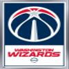 Trends International NBA Washington Wizards - Logo 21 Wall Poster, 22.375" x 34", Silver Framed Version view 1