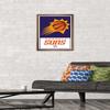Trends International NBA Phoenix Suns - Logo 21 Wall Poster, 14.725" x 22.375", Bronze Framed Version view 2
