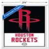 Trends International NBA Houston Rockets - Logo 21 Wall Poster, 22.375" x 34", Premium Print and White Hanger Bundle view 3