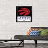 Trends International NBA Toronto Raptors - Logo 21 Wall Poster, 14.725" x 22.375", Black Framed Version view 2